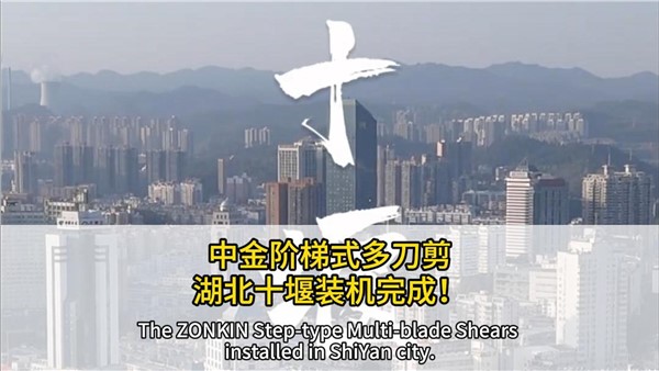 湖北十堰裝機(jī)中金階梯式多刀剪！